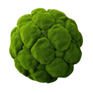 HOUCHU DIY Artificial Moss Ball Lifelike No Watering Faux Green Plants Wedding Displays Durable Flocking Green Ball Home Garden