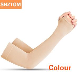 [COD] SHZTGM ปลอกแขนป้องกันแสงยูวีผ้าไหมน้ำแข็ง1คู่ผ้าคลุมข้อศอกสำหรับทุกเพศปลอกแขนป้องกันยูวีใส่ขับรถขี่จักรยานวิ่งตกปลาขับขี่เย็น