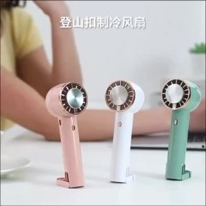 NSS Refrigeration Fan Air Cooler Mini Portable Rechargeable Fan with Hook Cooling Handhled USB