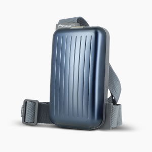 Ögon Designs Phone Bag & Wallet Aluminium Phone Bag Built-In Smart Wallet RFID Anti-Theft Sling Bag Aluminium Sling Bag Made in France Ogon