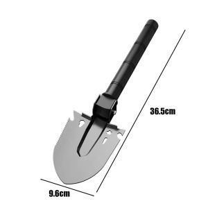 Dizoey đa chức năng cắm trại vườn xẻng sống gấp xẻng chiến thuật quân sự Xẻng Đi Bộ Đường Dài Ngoài trời Vườn hoe Đào Bộ công cụ