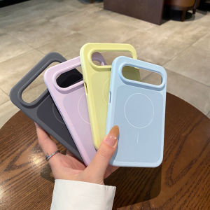 Shockproof Liquid Silicone Wireless Charging Magnetic Case For Huawei Pura X View Slim Skin Fleece Protection Phone Cover Funda