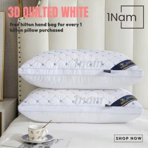 1NAM Authentic Premium Hilton Pillow Double Lining without  Hilton Pillow Bag