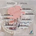 SABUN BEAUTHINC CRYSTAL GLUTA SOAP / SABUN PEMUTIH BADAN DAN WAJAH SABUN NIACINAMIDE DNA SALMON Crytal Gluta Soap beauthinc new crystal gluta soap. 
