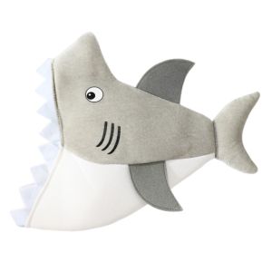 CHIC HUT Creative Shark Head Cover Cute Cartoon Halloween Headgear Gift Novelty Plush Animal Cap Photo Props