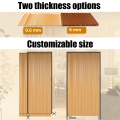 PVC Accordion Door folding Sliding Door Indoor Partition Track Door Bedroom Sliding Doors Kitchen Retractable Door. 