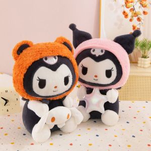 PUZHE Orange Kuromi Plush Toy Star Cartoon Cartoon Plush Doll Sleeping Pillow Cute Cinnamoroll Plush Doll Holiday Gift