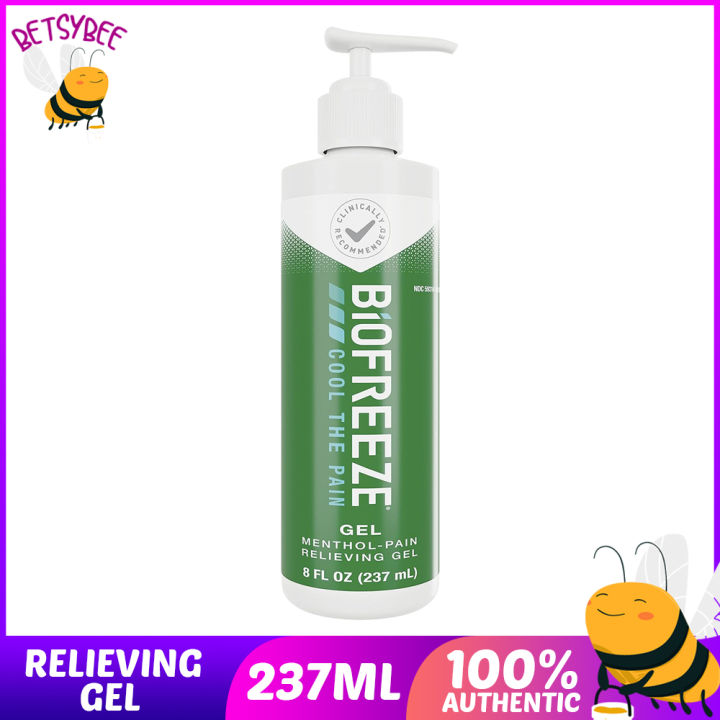 Biofreeze Gel Menthol Pain Relieving Gel Cool the Pain 8 fl oz 237 ml