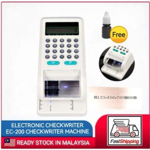 Checkwriter Machine Check Writer Machine Cheque Writer Machine *Free Ink Refill