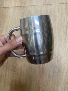 Cốc Ly uống nước inox 304 ly cà phê cách nhiệt 2 lớp 400ml