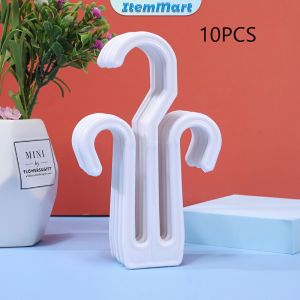 ItemMart 10pcs Shoes Drying Racks Multi-purpose Hanger Space Saving Slipper Double Hooks Supermarket Shelf Hook