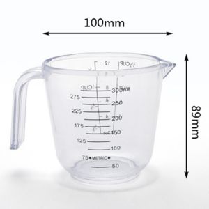 600 1000ml Clear Thickened Measuring Cup with Measurements 3sizes Measuring Device Clear