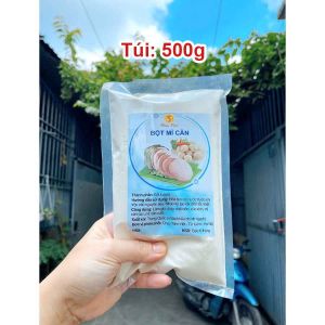 Bột mì cắn - Gluten lúa mì (Bột gia dụng cho các món chay) - Làm giò chay xúc xích chả viên mọc viên - Các món giả thịt chay