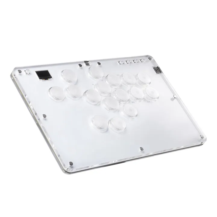 (TQYV) Leverless Arcade Stick Gaming Controller 16key Custom RGB ...