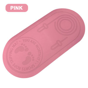 Jump rope mat sound insulation shock cushion home indoor fitness jump rope dance movement cushion mute TPE yoga floor mat减震跳绳垫瑜伽垫