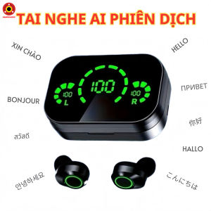 Tai Nghe AI Phiên Dịch YD03 - Dịch Thuật Tất Cả Ngôn Ngữ Âm Thanh HIFI Kết Nối Ổn Định Pin Trâu