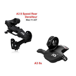 LTWOO A3 8 Speed 42T Rear Derailleur+Right Shifter lever with optical gear display New Compatible Shimano LTWOO A3 RD Right Shifter