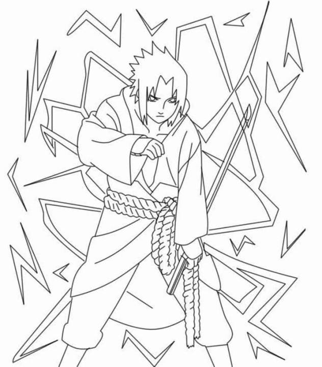 Tranh tô màu Anime Naruto TTM-0003 | Lazada.vn