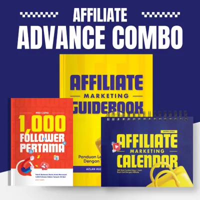 Affiliate Advance Combo Panduan Jana Pendapatan TikTok + Content Calendar Buku Grow Follower MarketingMild and effective