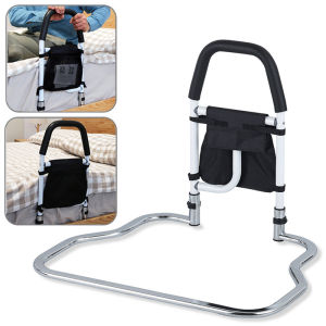 Bed Rails for Elderly Adults - Hospital Grade Safety with Fall Prevention Guard for Seniors and Surgery Recovery Bed Assist Rail Handle with Storage Bag for ​Help Getting in and Out of Bed