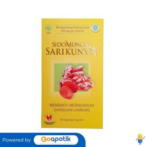 Sidomuncul Sari Kunyit Botol 50 Kapsul Lazada Indonesia 6976