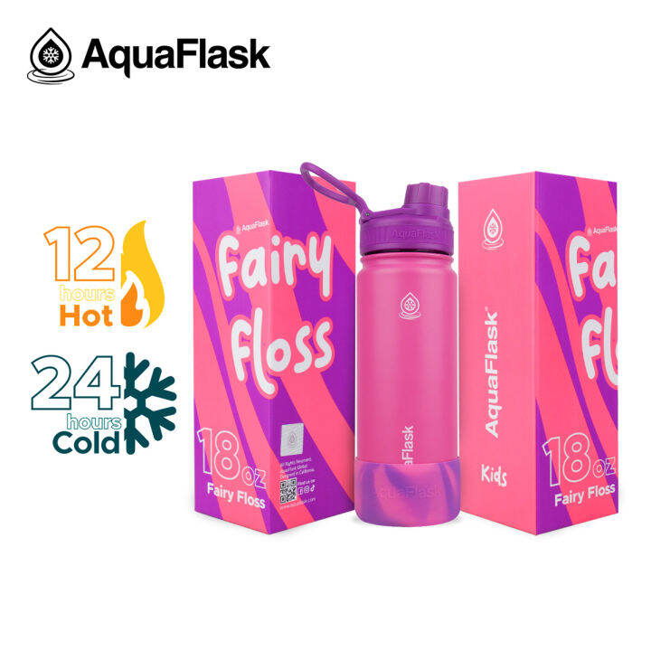 AQUAFLASK KIDS Collection (18oz) Wide mouth Vacuum Insulated Stainless ...