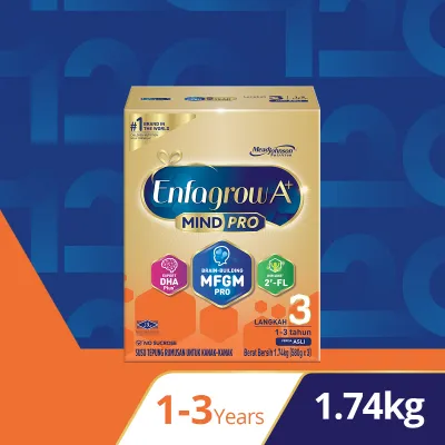 Enfagrow A+ Step 3 - 1.74kg ORIGINAL / VANILLA Susu Milk Formula Powder