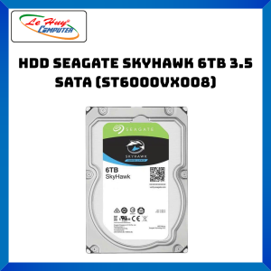 HDD Seagate SkyHawk 6TB 3.5 SATA (ST6000VX008) - Hàng Chính Hãng