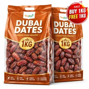 READY | 1KG Premium Black Dates Dubai | Soft & Sweet Superfood 100% Natural Halal No Added Sugar