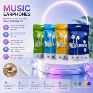 VIVO OPPO REALME brand Universal Headset with mic Stereo Earbuds Headset Sport Heavy Bass Music MP3/MP4