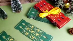 Christmas Surprise Money Pull Pouch DIY Party Gifts Crackers With Money Gift Holder Money Pull for Cash Gift Pull