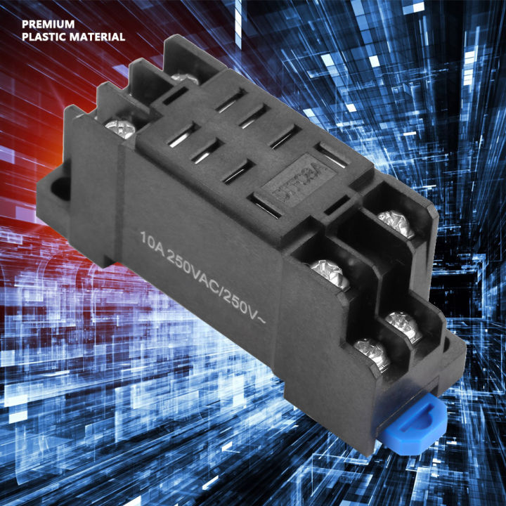 Relay Base Socket DTF08A Power Relay Base Socket for JQX-13F LY2N-J ...