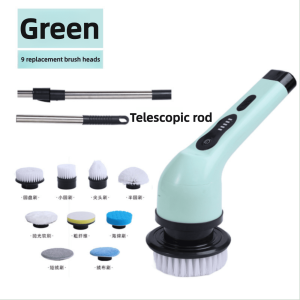 [SG stock]Turbo Scrubber ELECTRIC SPIN SCRUBBER / Rechargeable / Floor Toilet Cleaning Tool / Power Brush Cleaner