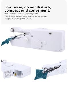 Xách tay máy may cầm tay mini khâu may vá không dây quần áo vải điện máy may