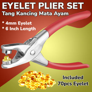Tang Kancing Mata Ayam Alat Pasang Press Jepret Cetet Pengencang Eyelet Sabuk Ban Pinggang Tas Baju Sepatu