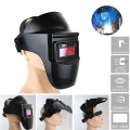 HELM LAS LISRIK OTOMATIS TERANG GELAP AUTO DARKENING SOLAR WELDING HELMET KACAMATA LAS PELINDUNG KEPALA TUKANG LAS HELM LAS SOLDERING FULL FACE. 