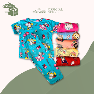 T-SHIRT PAJAMA TERNO FOR BOYS AND GIRLS KIDS 3 PCS ASSORTED