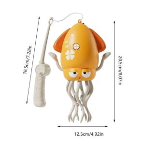 W21 Dancing Octopus Kid Electronic Pet Toys Cartoon Interactive Development Moving Education Toddler Toy Gift