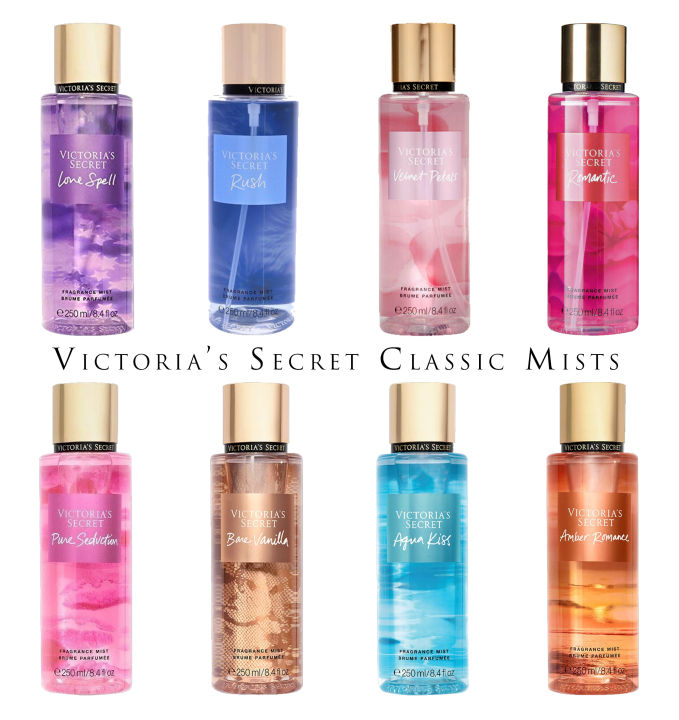 Victorias Secret Fragrance Mist Classic Scents Love Spell Rush