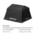 BLACKDOG STAR 5.9 Black Automatic Cabin Tent 1 Bedroom 4 Awning Canopy Halls Fast Build Tent For 3-4 Persons Large Up To 27m² Usable Area Vinyl Coated Sunscreen Waterproof Outdoor Camping Hiking Travel Heavy Duty Original Black Dog. 