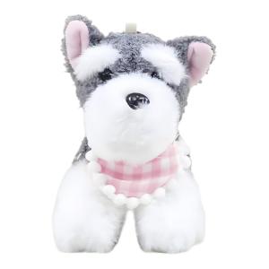 Portable Schnauzer Dog Pendant Keychain Charm Fashion Accessory for Backpack or Keys Decoration Daily Casual Use