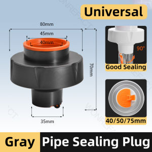 Pipe Odor-proof Sealing Plug Cover Kitchen Bathroom Sink Sewer Pipe Sealing Plug Drainage Pipe Spill-proof and Insect-proof Universal Size