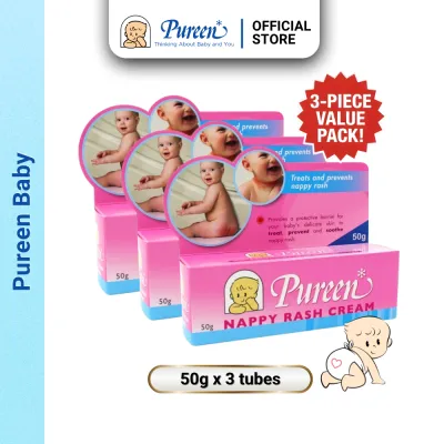 Pureen Nappy Rash Cream 50g x 3 Tubes BUNDLE SALE