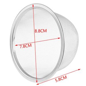 NBANLIKE Diameter 5-9.5CM Mugs Loose Leaf Tea Herb Stainless Steel Kitchen Strainer Tea Infuser Drinkware Spice Filter
