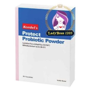 Kordels Protect Probiotic Powder [10 Billion CFU] 2g Vanilla (20 sachets / 20 sachets x2)