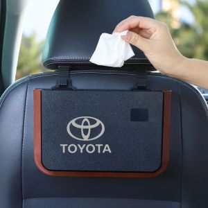 Toyota Car Folding Trash Can Interior Accessories Camry Corolla Altis Rav4 Consoles & Organizers