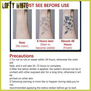 Lofty White Herbal Tattoo Stickers Spider Web Temporary Tattoos Lasting Punk Cobweb Tattoo Cheap Goods Festival Art Man Tattoo Sticker