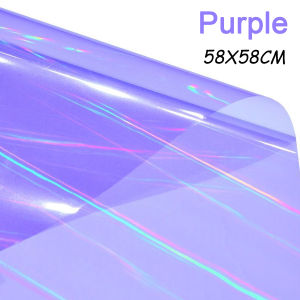 Floral wrapping paper sheets colorful transparent film wrapping paper 58x58cm waterproof symphony rainbow film flower wrapping paper waterproof wrapping paper flower design