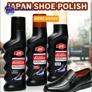 【SM Mall】Shoe Cream Polish Conditioner for Leather Footwear Cleans Nourishes and Preserves All Premium Grade Leathers Natural Oils with Lanolin Restores Moisture for Brown Black Neutral Shoes Includes Sponge Applicator