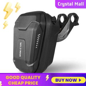 [Arrived within 3 days] WILD MAN MTB Bicycle Handlebar Head Bags Electric Scooter Phone Pouch Case